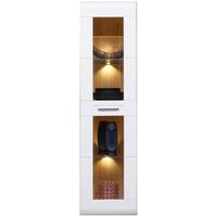 Viseća Vitrina Auris - bela, Moderno, staklo/pločasti materijal (40,3/153,4/37,1cm) - Modern Living