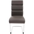 Scaun Cu Cadru Tip Sanie Coco - culoare crom/gri, Konventionell, metal/textil (45/101/62,50cm) - Luca Bessoni Scaun Cu Cadru Tip Sanie Coco - culoare crom/gri, Konventionell, metal/textil (45/101/62,50cm) - Luca Bessoni