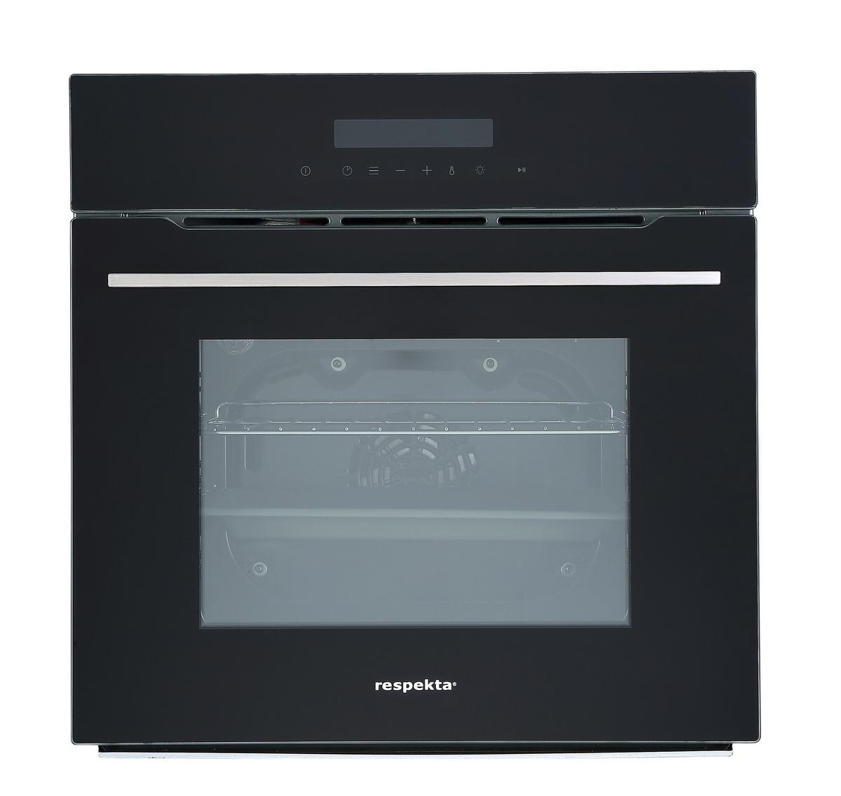 Backofenseth PyroSet97700 ca. 59,5/59/54,2 cm Schwarz - Schwarz, Trend, Glas/Kunststoff (59,5/59/54,2cm) - Respekta