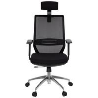 Pisarniški Stol Profondo Pro, Črna - barve kroma/črna, Moderno, kovina/umetna masa (61/138/60cm) - MID.YOU