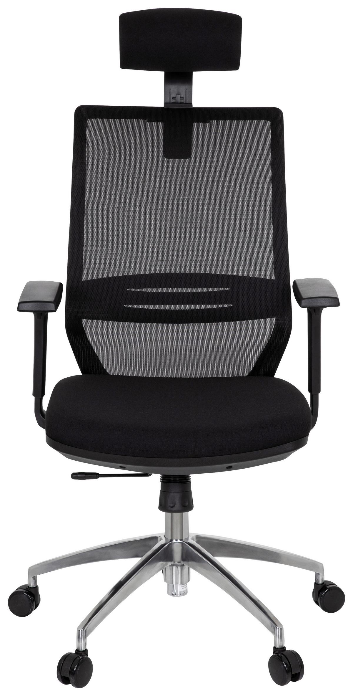 Pisarniški Stol Profondo Pro, Črna - barve kroma/črna, Moderno, kovina/umetna masa (61/138/60cm) - MID.YOU