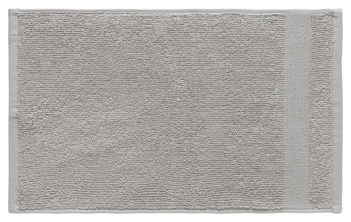 Gästetuch Bio Hanna in Grau ca. 30x50cm - Grau, Natur, Textil (30/50cm) - ecoTree
