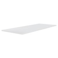Gornja Ploča Unit - Elements - bijela visoki sjaj, Moderno, drvni materijal (137/42/1,6cm) - Based