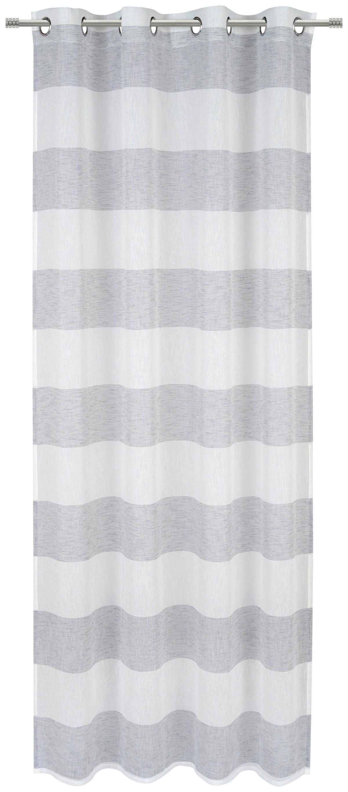 ZASŁONA NA PRZELOTKACH HENDRIK - szary, Design, tkanina (140/245cm) - Esposa