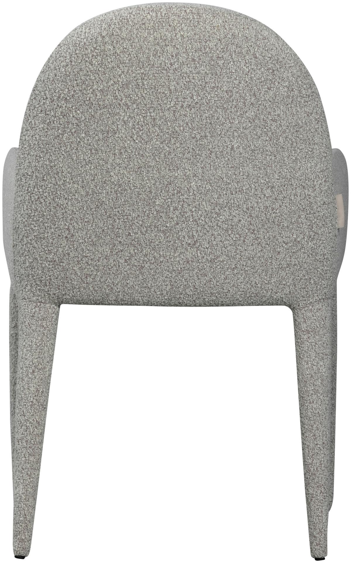 Armlehnstuhl Elegance Greige Bouclé - Greige, Design, Textil (54/83/57cm) - Livetastic