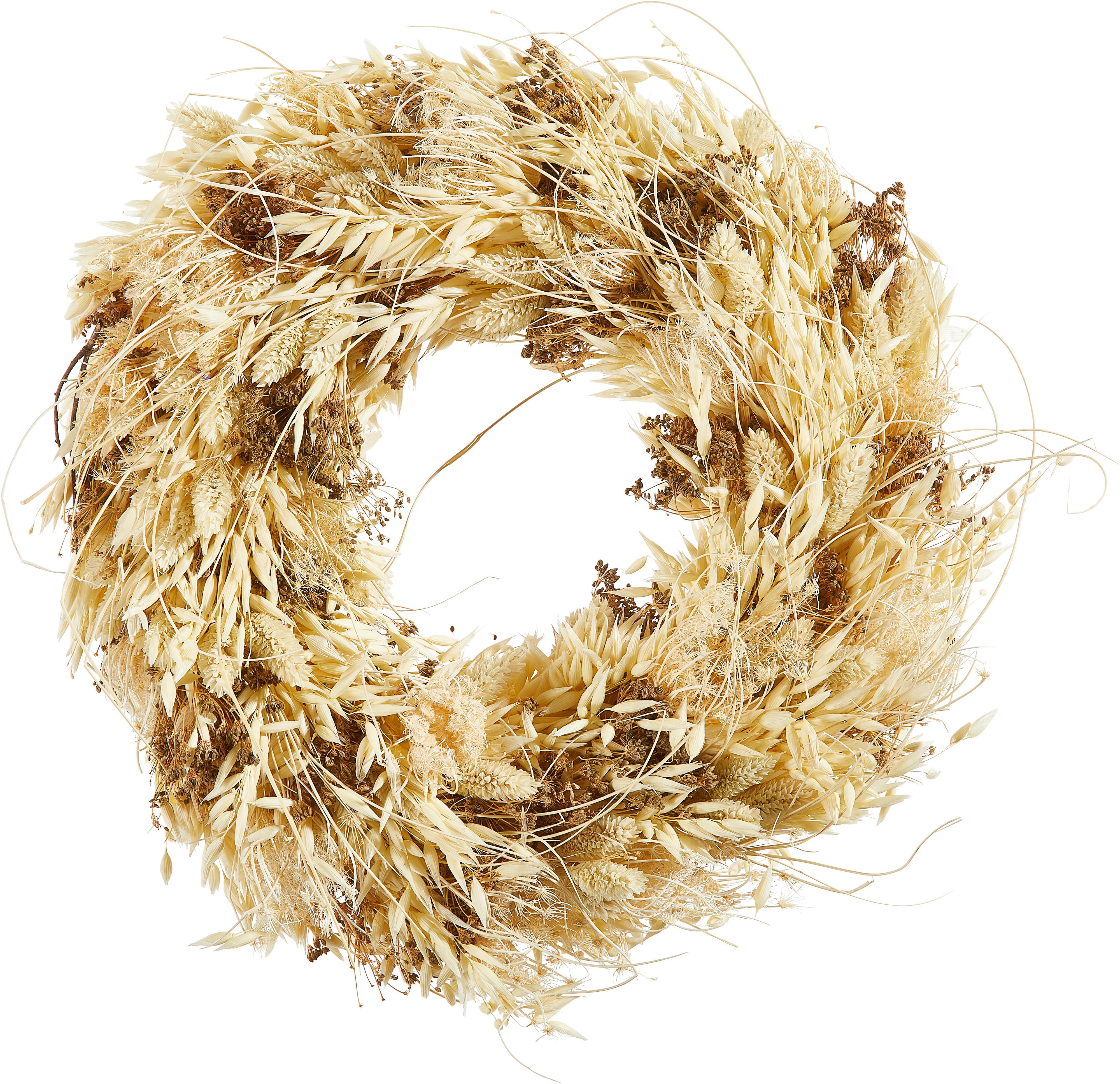 WIANEK Z SUSZONYCH KWIATÓW 162201111 - kolor naturalny/brązowy, Trend, materiały naturalne (35cm)