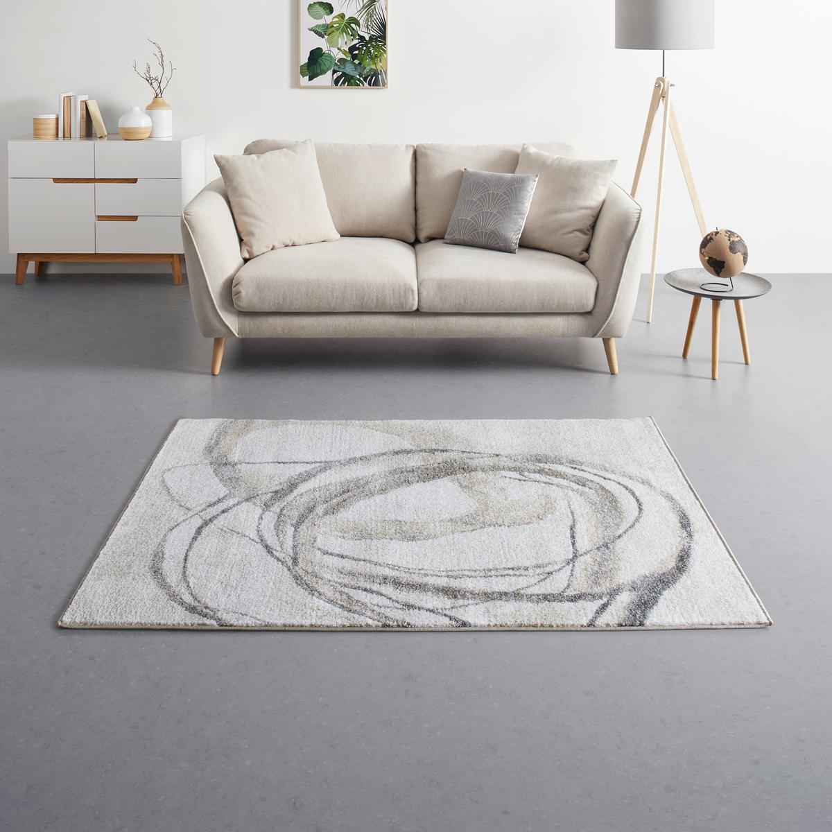Webteppich Perle in Beige ca. 120x170cm - Beige, MODERN, Textil (120/170cm) - Mömax