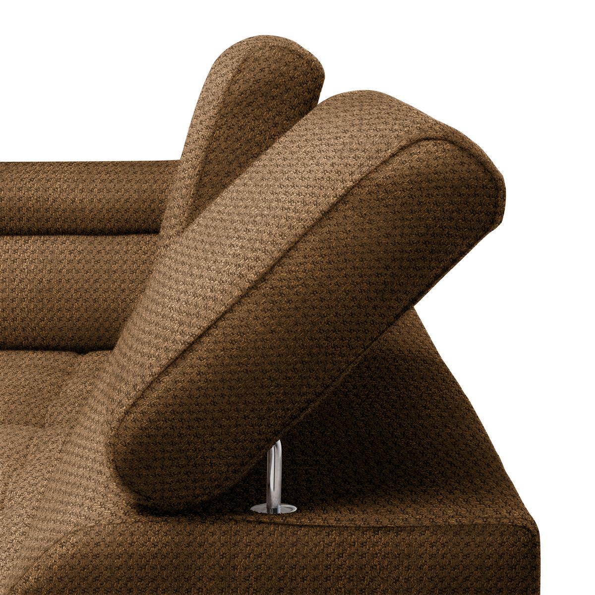 Kutna Garnitura Gremio - boje hrđe/crna, Moderno, tekstil/plastika (206/283cm) - Modern Living