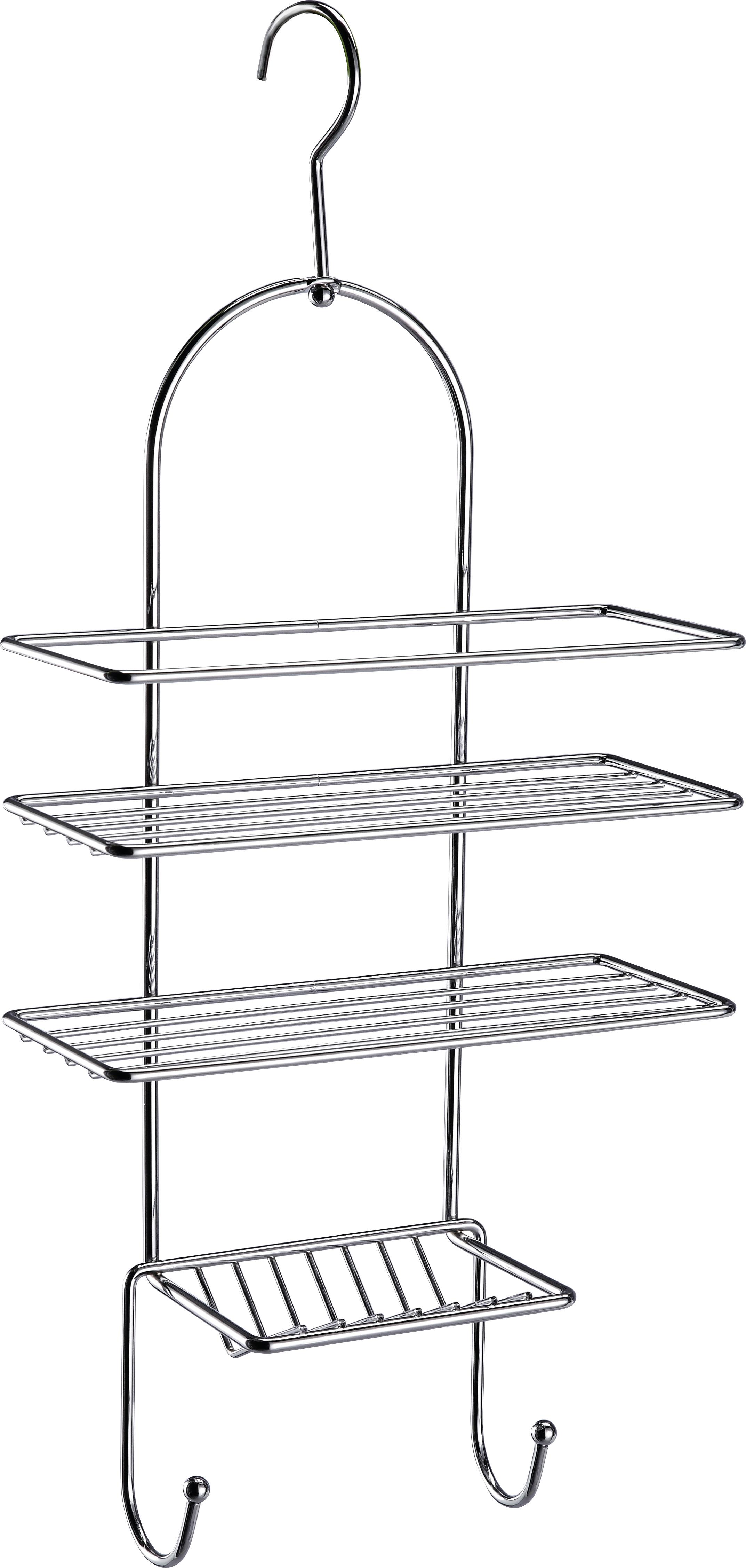 DUSCHHYLLA SALY -SB- - kromfärg, metall (60/40/27cm) - Mömax