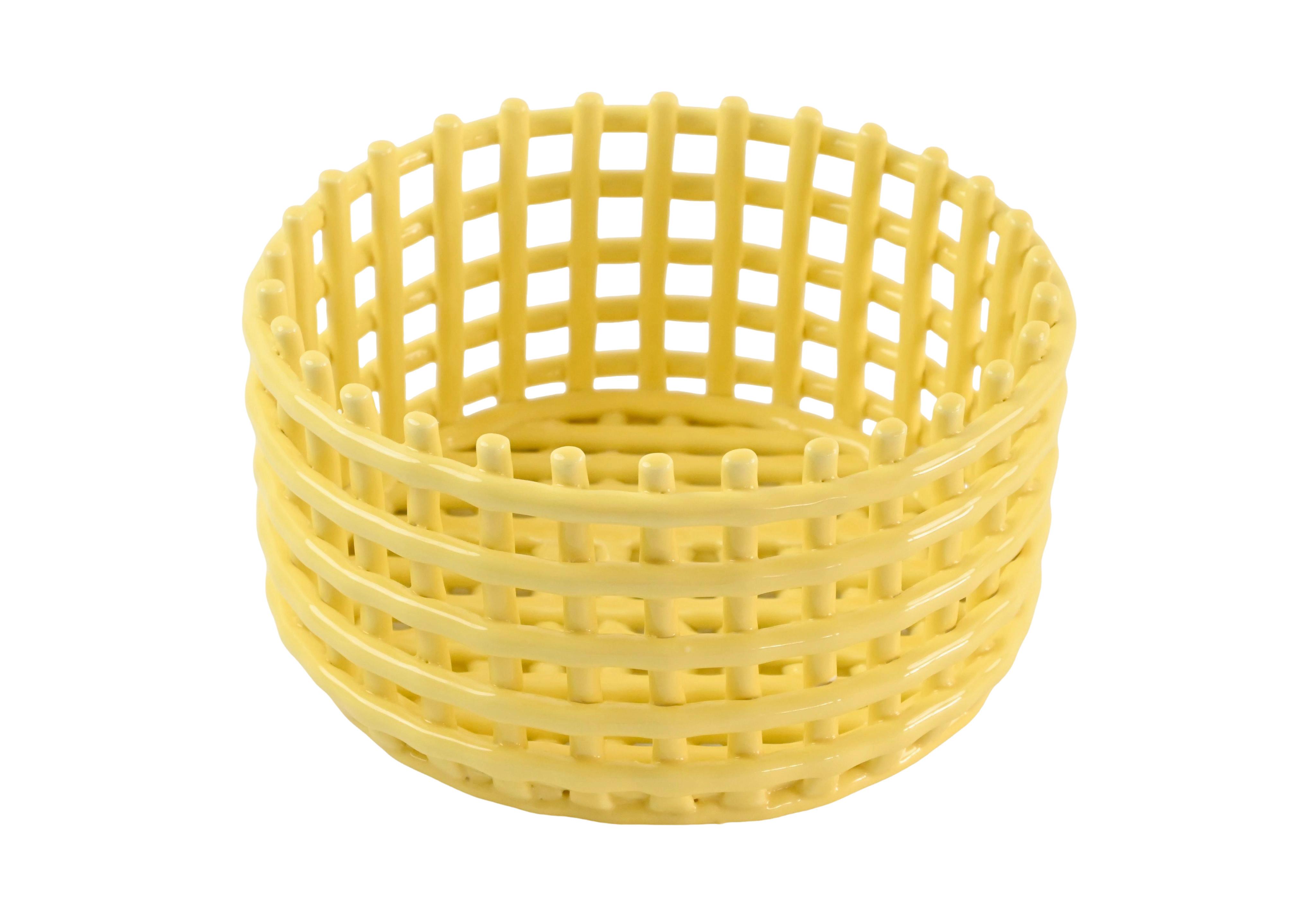 Obstschale Candy Colros - M Gelb - Gelb, MODERN, Keramik (20,5/11cm) - Mömax