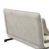 BÄDDSOFFA LUNA - vit/svart, Modern, metall/textil (143/84/81cm) - Bessagi Home