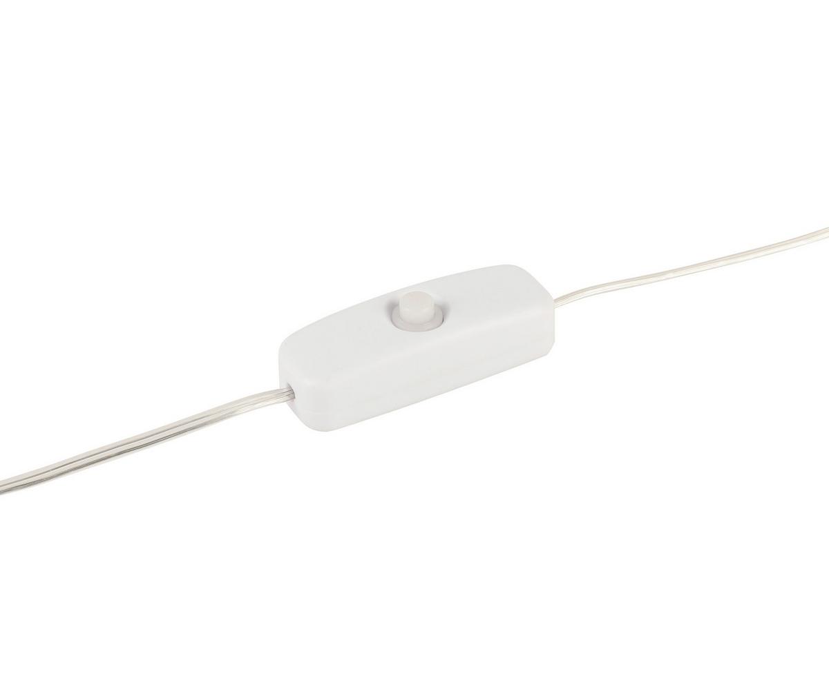 Okrasna Led-svetilka 28058 Brondar - rdeča/prozorno, Trend, umetna masa (23/19/30cm) - Globo