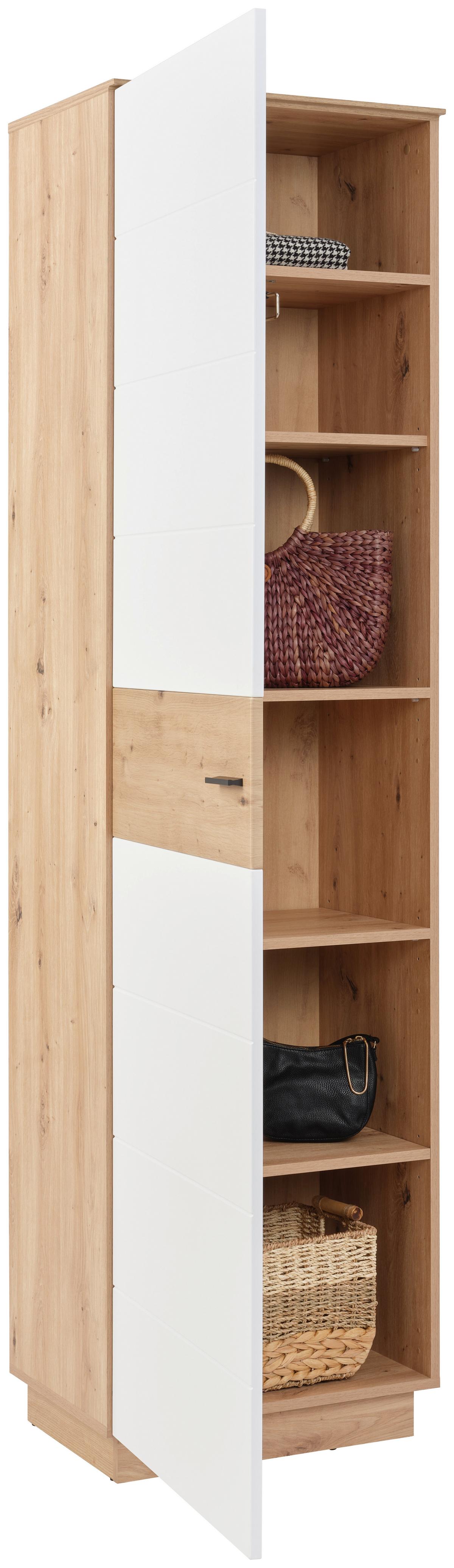 Garderobni Ormar Tonale - bijela/hrast Artisan, Konvencionalno, drvni materijal/plastika (56/207,4/40cm) - Modern Living