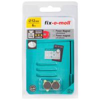 Mágnes Max. 4kg-Ig - ezüstszínű, fém (1,2cm) - Suki