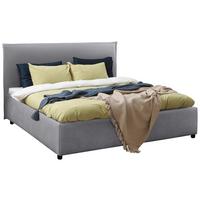 Kárpitozott Ágykeret Milano - szürke, Konventionell, műanyag/faalapú anyag (140/200cm)