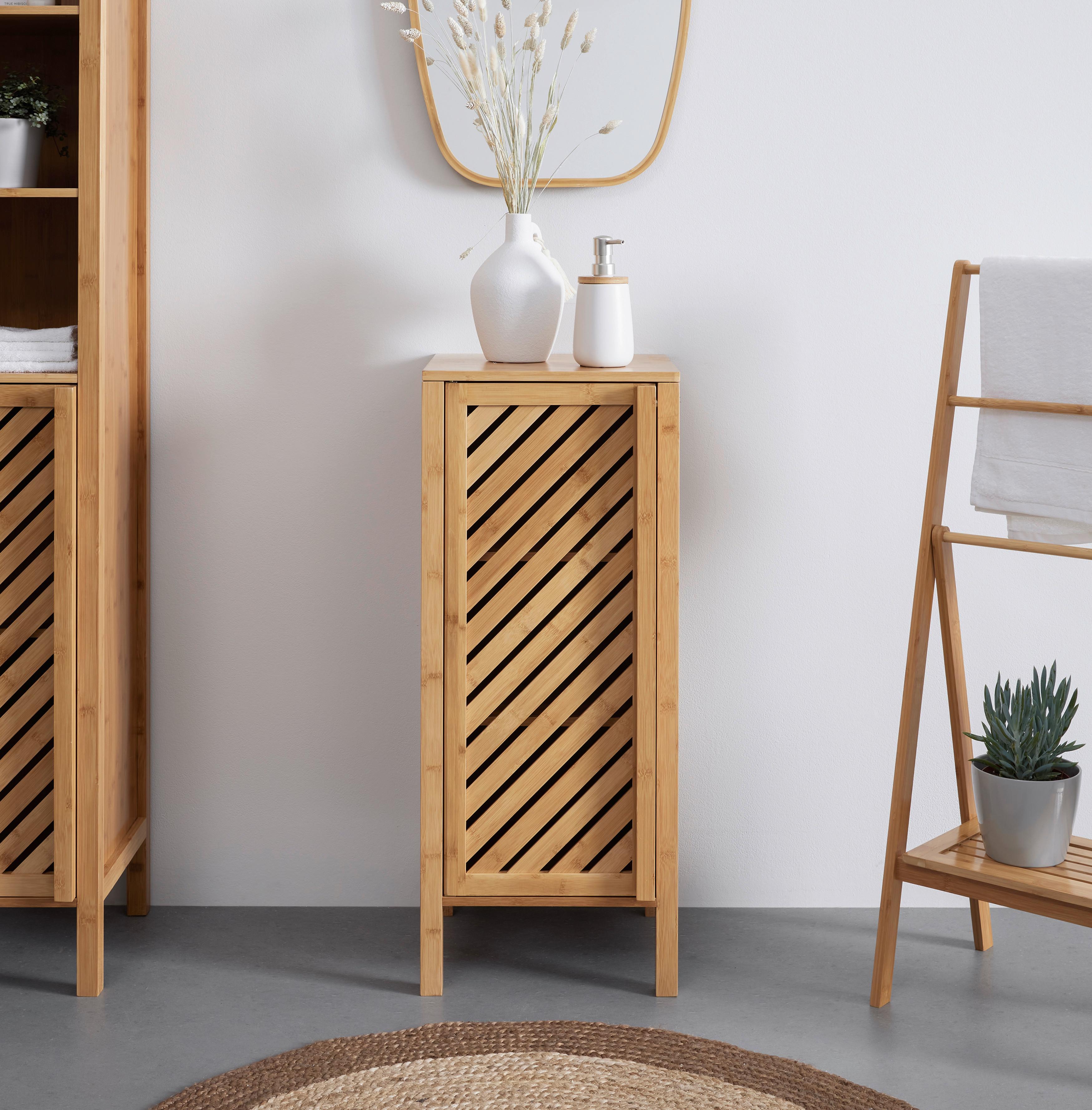 Regal Bonny Naturfarben Bambus - Naturfarben, MODERN, Naturmaterialien (35/85/36cm) - Bessagi Home