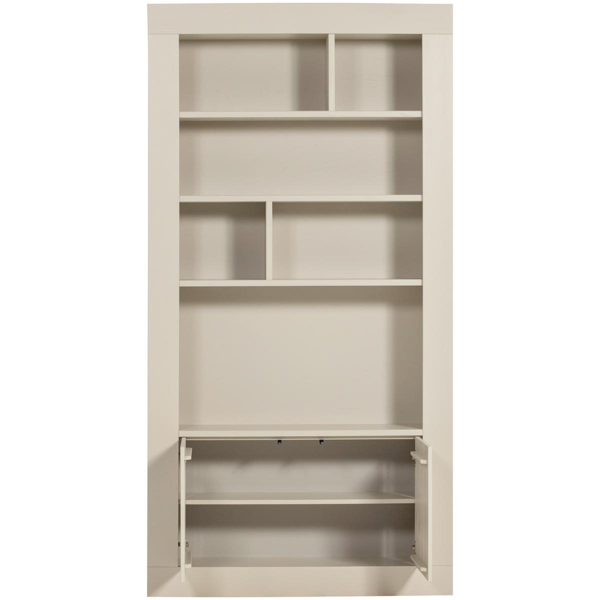 Regal Wallcover Grau - Grau, Design, Holz (117/229/31cm) - Livetastic