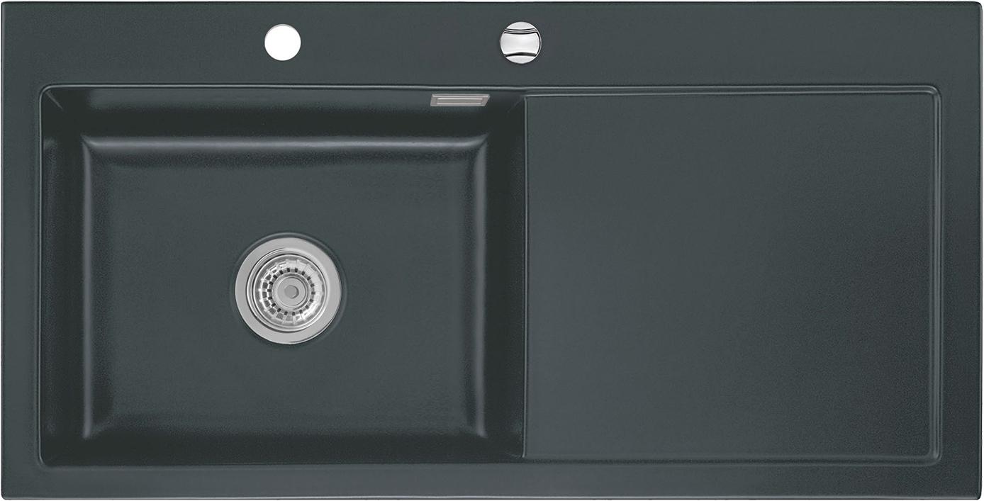 Spüle Mera100SL Typ50650285 Schiefer - MODERN, Keramik (100/51cm) - Systemceram