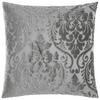 Pernă decorativă Velvet ornament - gri, Romantik / Landhaus, textil (45/45cm) - Modern Living