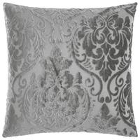 Pernă decorativă Velvet ornament - gri, Romantik / Landhaus, textil (45/45cm) - Modern Living