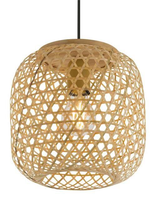 LAMPA WISZĄCA 15367H MIRENA - kolor naturalny, Natur, materiały naturalne (23/135cm) - Globo