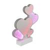LED-DEKORATIONSLAMPA FRANI - vit/kromfärg, Modern, plast (22/4,6/25,7cm) - Mömax