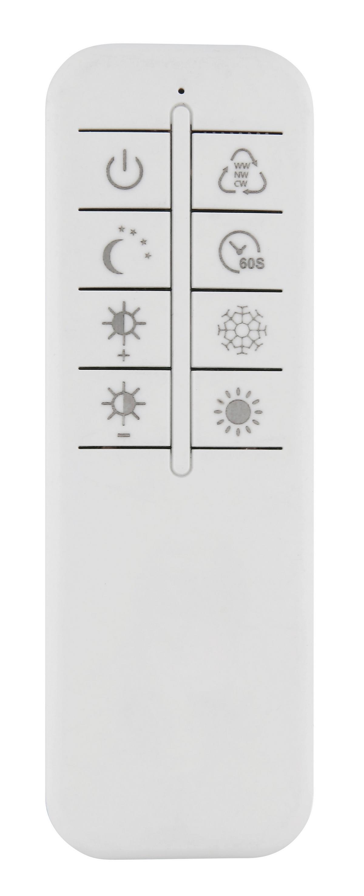 LED-DECKENLEUCHTE 48463-40 WALTRAUD - Klar/Schwarz, Trend, Kunststoff/Metall (50/6,5cm) - Globo