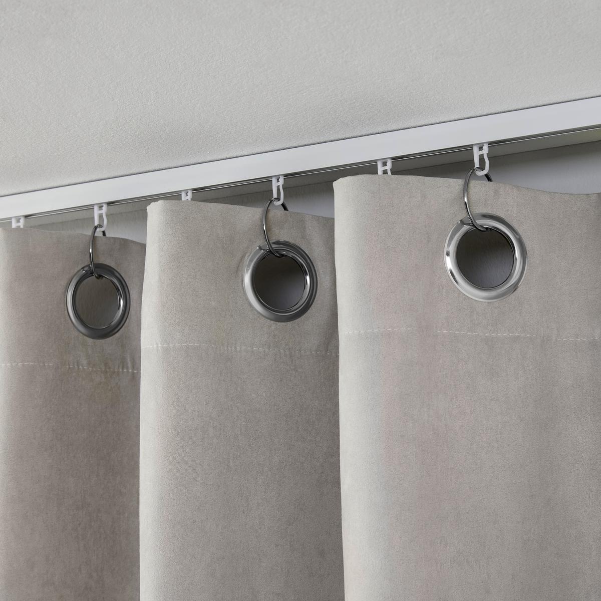 Pribor Za Karniše Gabi - bijela/boje kroma, metal/plastika (4cm) - Modern Living