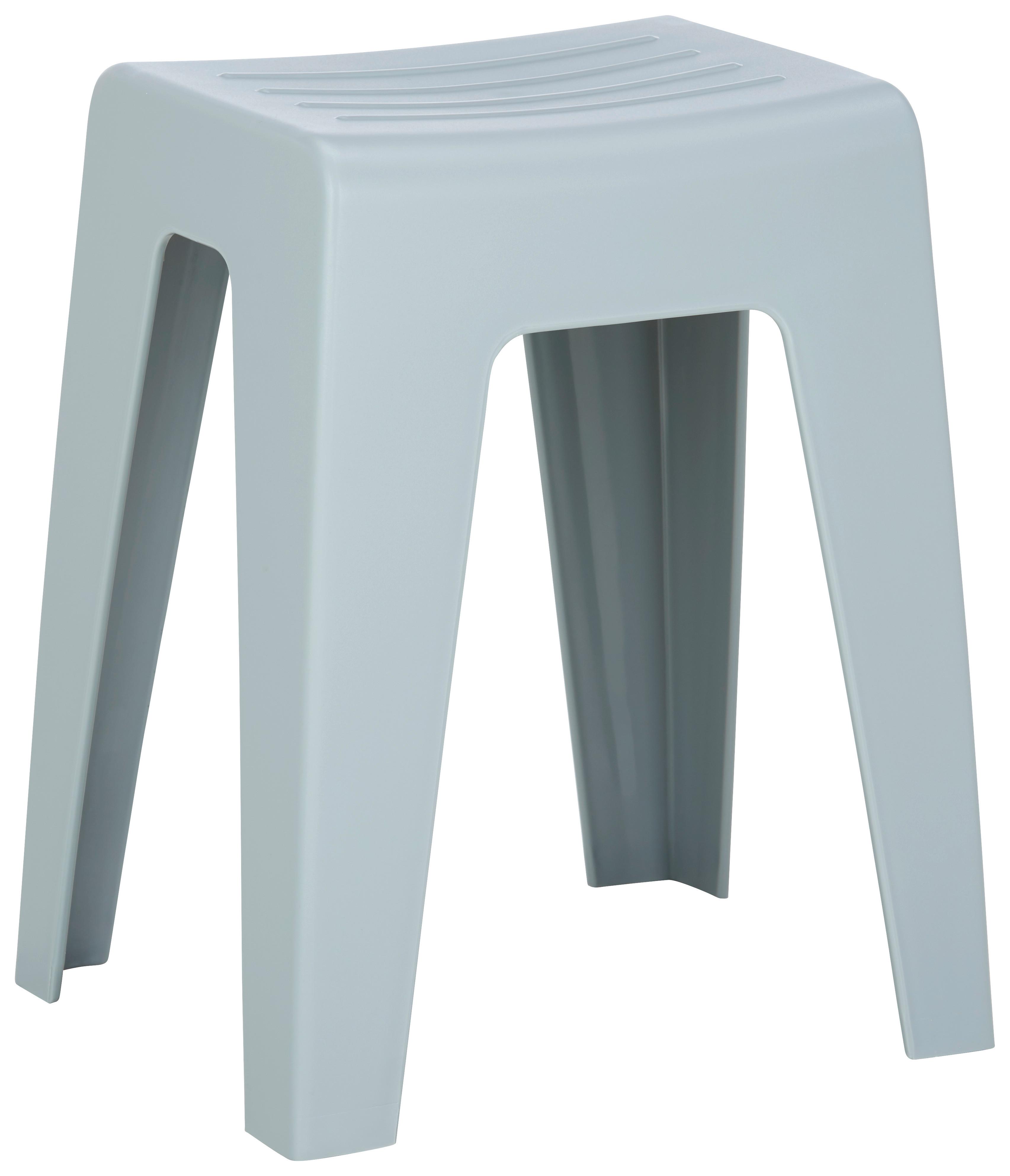 Stolček Kumba - siva, Konvencionalno, umetna masa (38/47/32cm) - Mömax