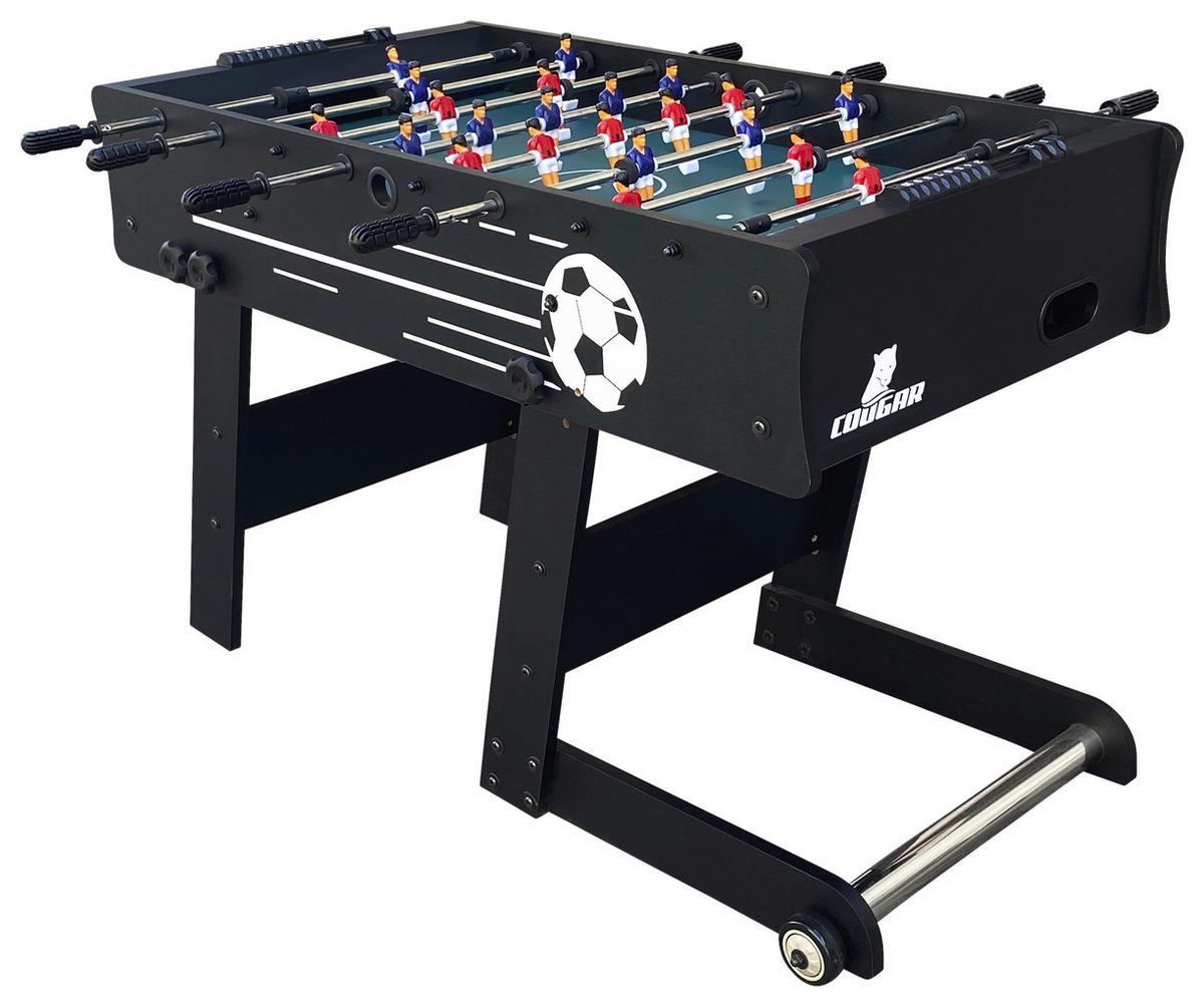 Tischfußball Scorpion Kick TS - Schwarz, KONVENTIONELL, Holz (61/81/122cm) - Ambia Garden