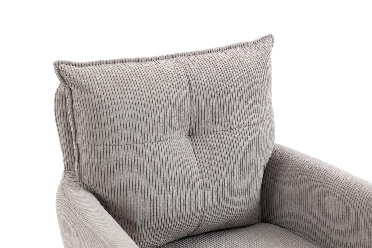 STOŁEK BAROWY POINT - czarny/taupe, Design, metal/tkanina (54/98-120/58cm) - Novel