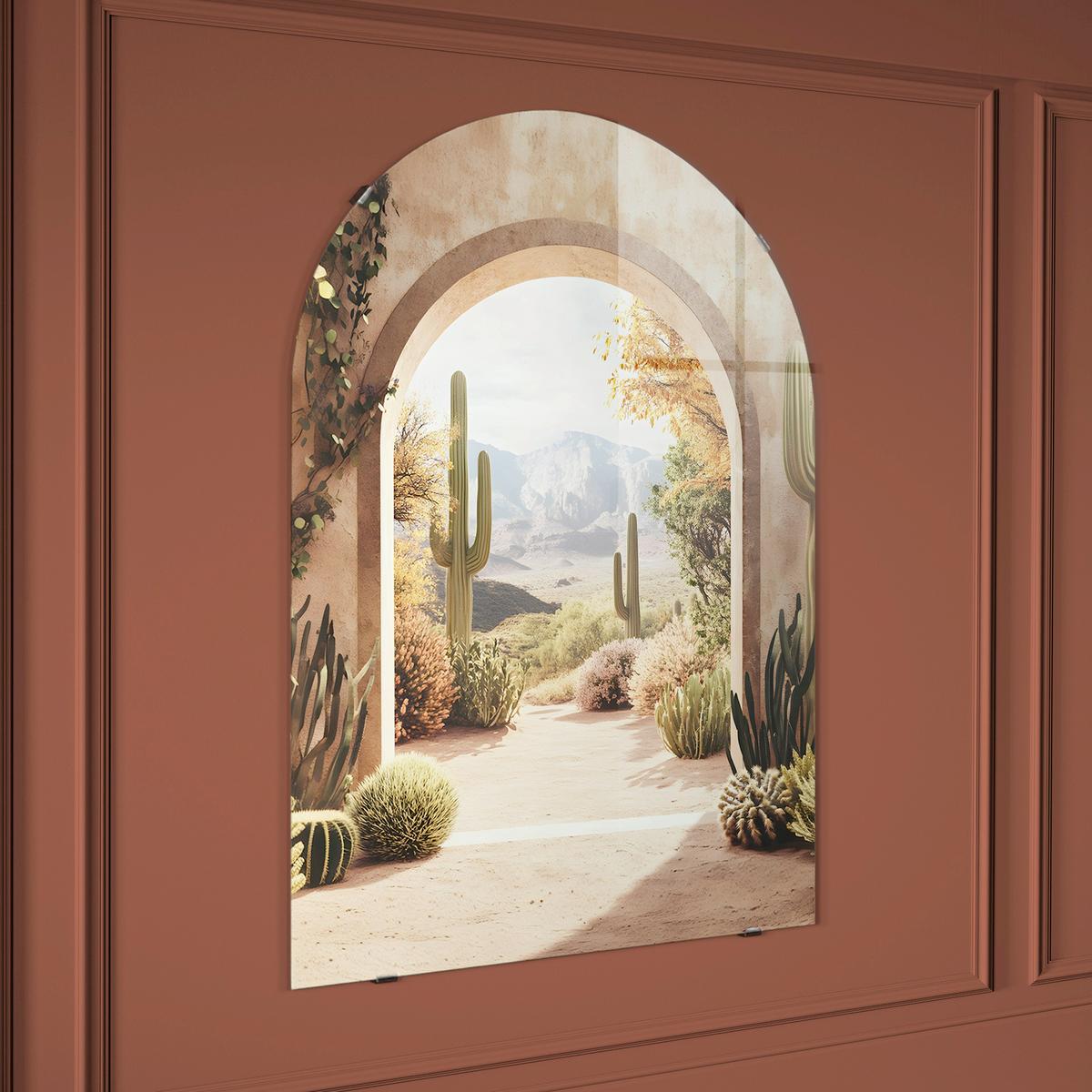 Glasbild Multicolor ca. 70x100cm - Multicolor, Basics, Glas/Papier (70/100cm)