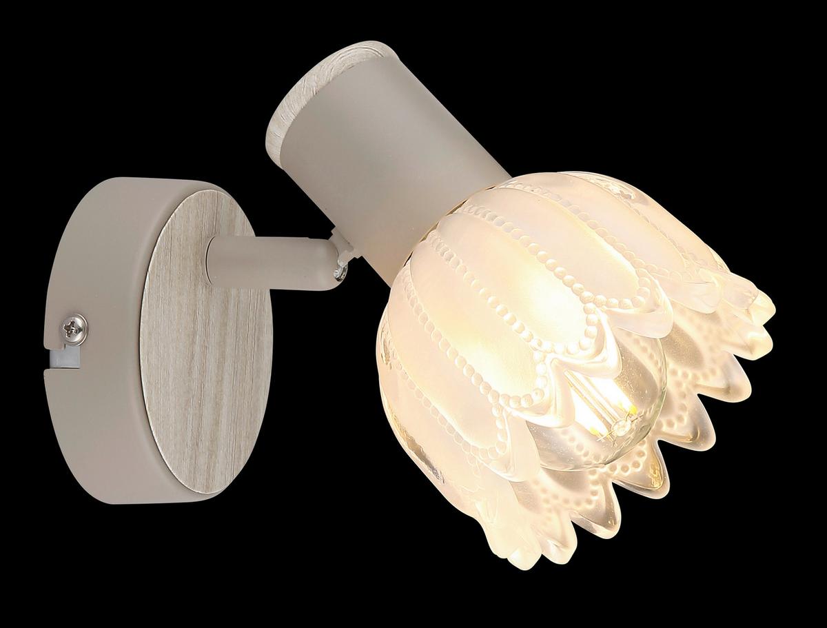 Reflektor Planta - boje pijeska, Konvencionalno, staklo/metal (9/12cm) - Globo