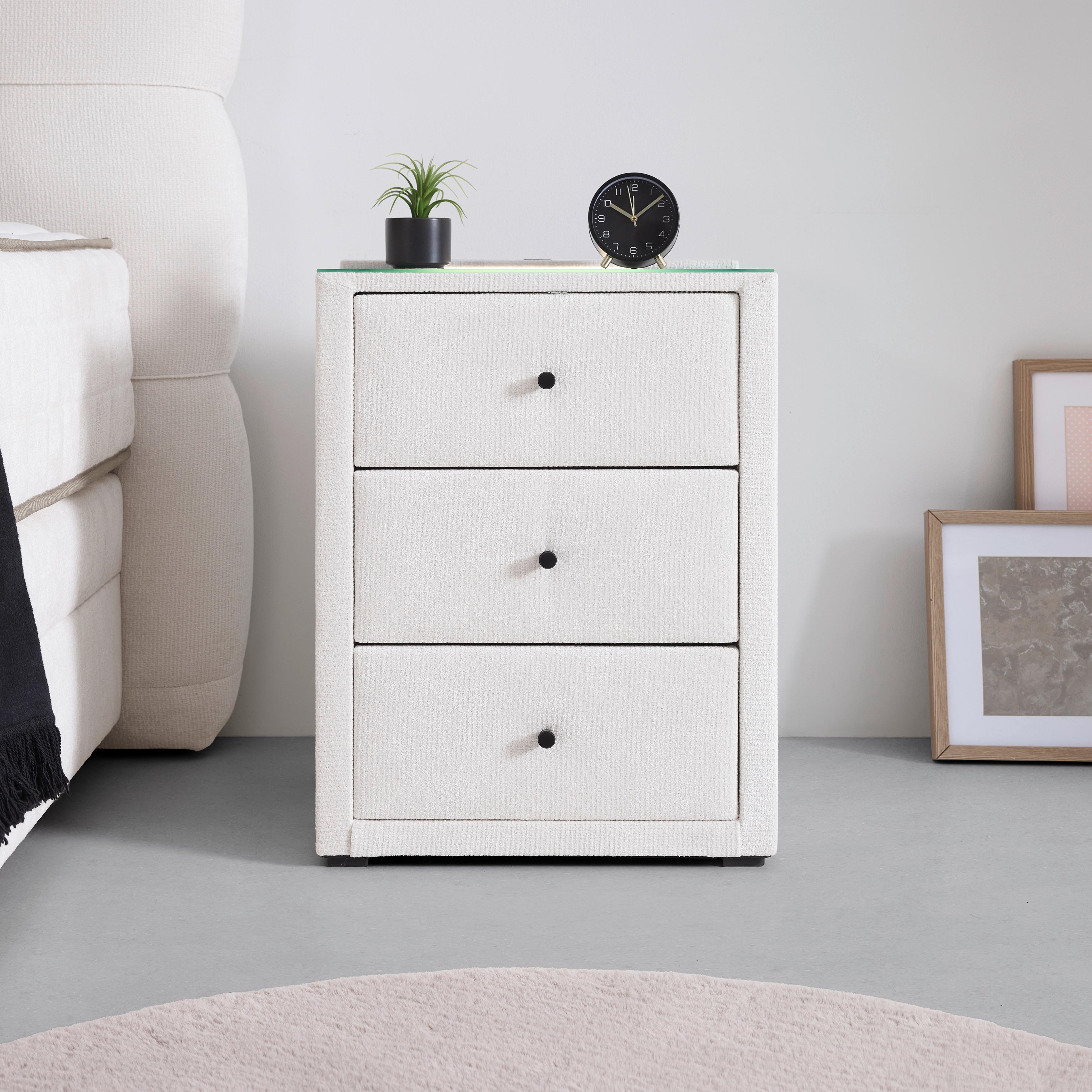 Nachtkästchen Universal Beige - Beige, KONVENTIONELL, Holzwerkstoff/Kunststoff (48/68/45,5cm) - Premium Living