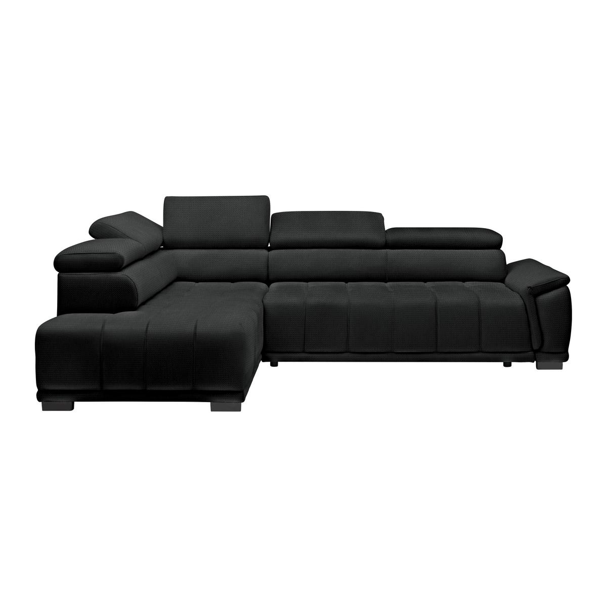Kutna Garnitura Gremio - crna/antracit, Moderno, tekstil/plastika (206/283cm) - Modern Living