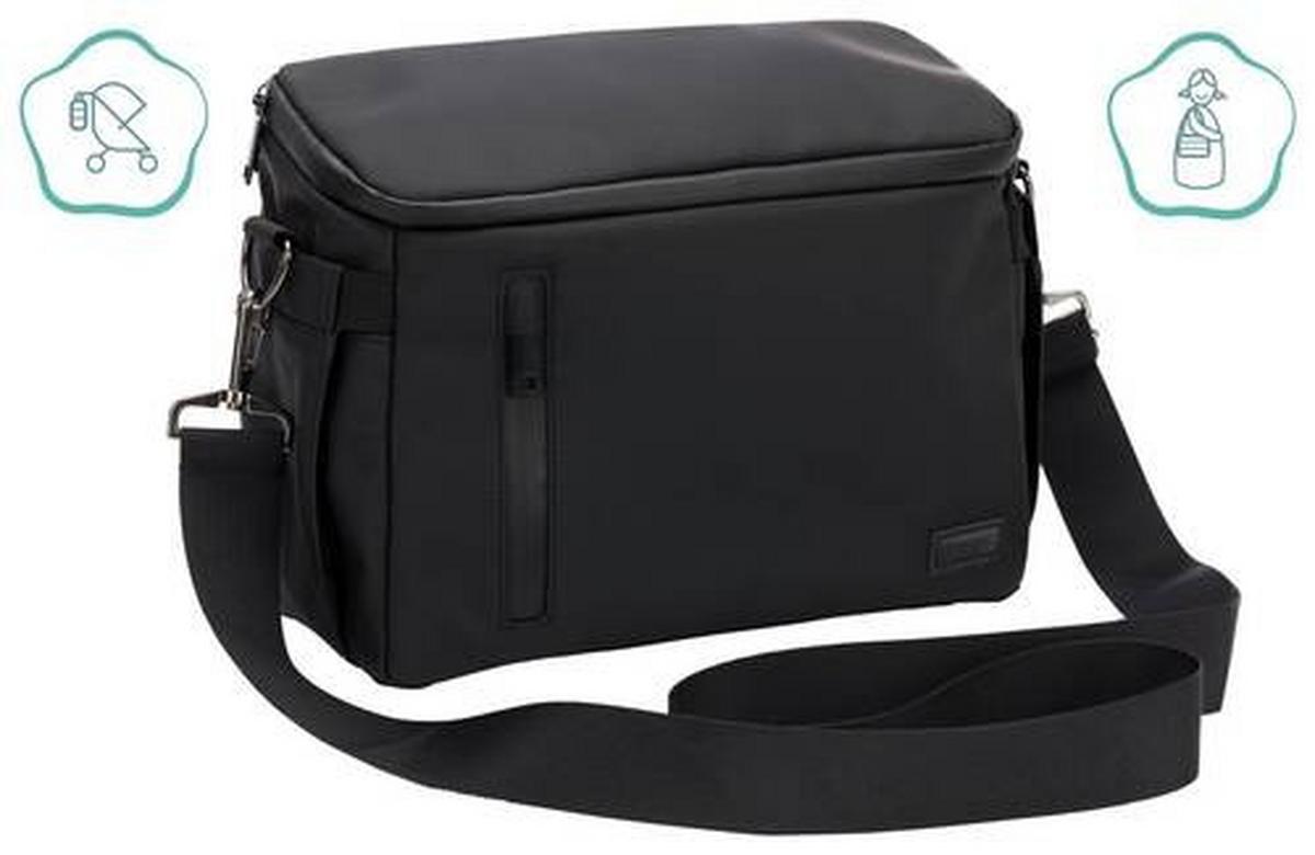 ORGANIZER DO SPACERÓWKI LU6097-06 - czarny, Basics, tkanina (28/17/12cm) - Jimmylee