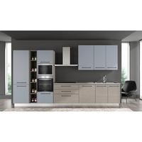 Blok Kuhinja S Aparatima Line 390 - siva/hrast sivi, Konvencionalno, drvo/metal (390/216-240/60cm) - Mömax