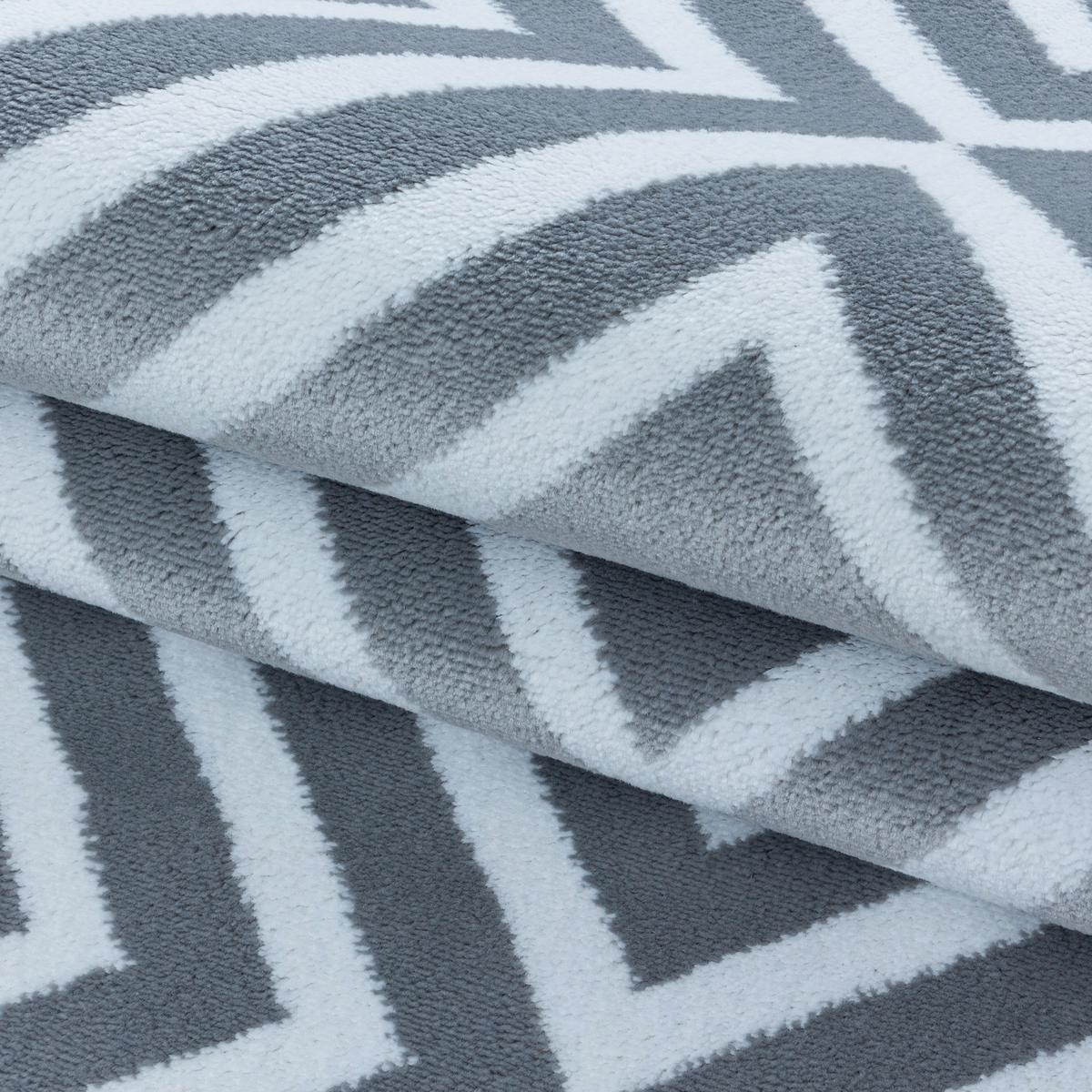 Webteppich Costa Grau ca. 200x290cm - Grau, Design, Textil (200/290cm)