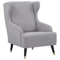 Sessel Tiffany Grau - Schwarz/Grau, MODERN, Holz/Textil (71/102/95cm) - Ondega