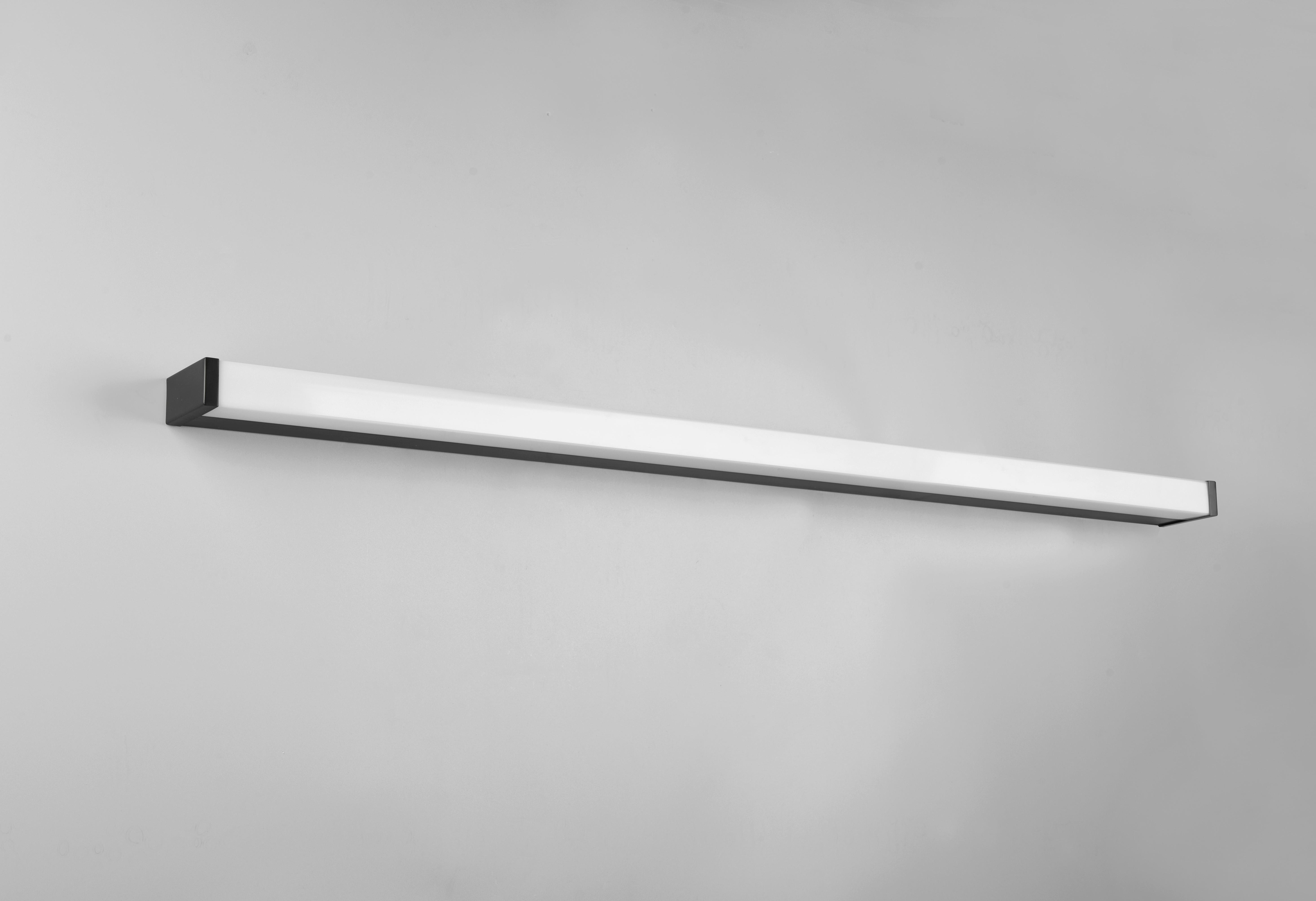 LED-Wandleuchte Fabio in Schwarz/Weiß max. 22 Watt - Schwarz/Weiß, Basics, Kunststoff/Metall (120/3,8/7,9cm) - Trio Leuchten