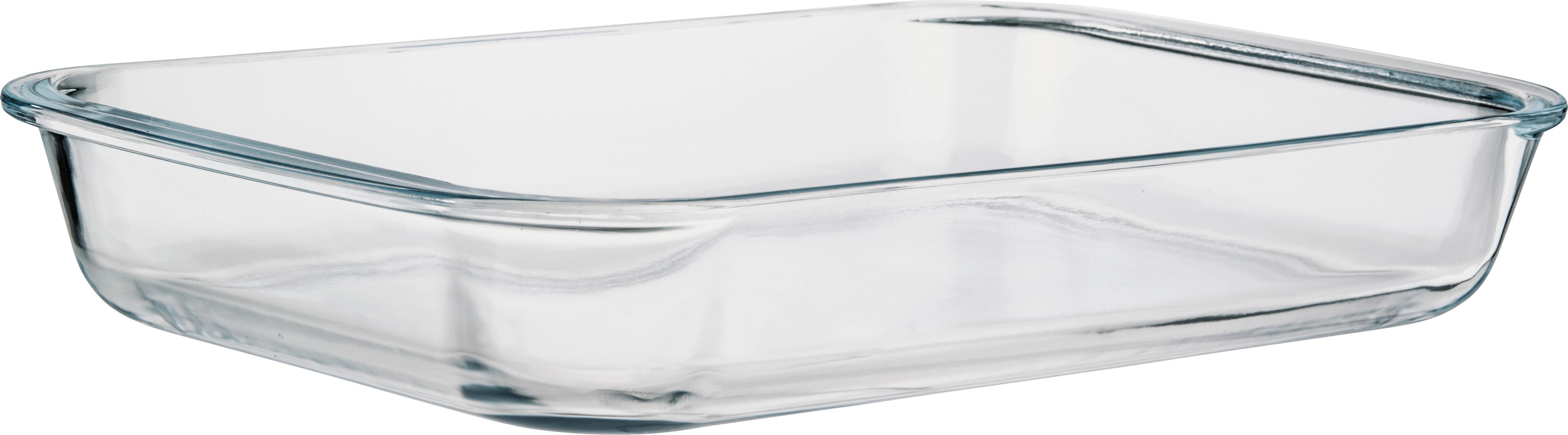 Auflaufform Greta aus Glas, 2,2 Liter - Klar, Glas (34,2/5,2/20,7cm) - Mömax