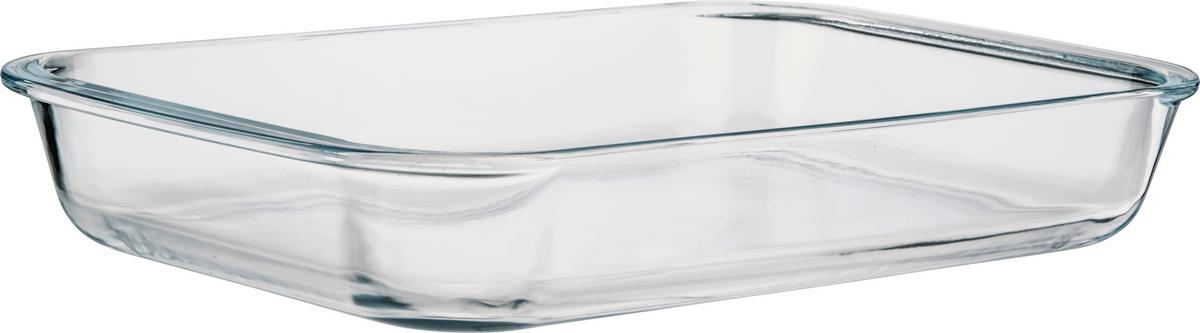 Auflaufform Greta aus Glas, 2,2 Liter - Klar, Glas (34,2/5,2/20,7cm) - Mömax