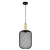 HÄNGLAMPA DRATO - svart/guldfärgad, Modern, metall (20/120cm) - Mömax