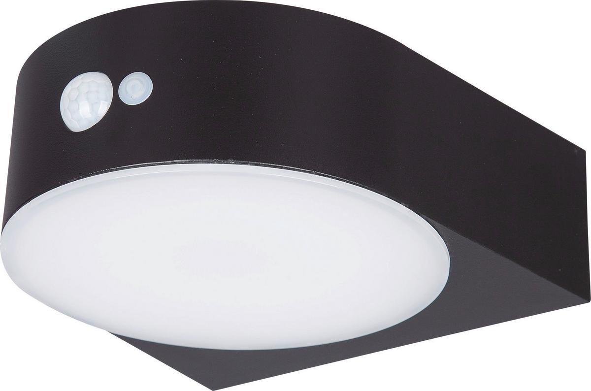 LAMPA SOLARNA MODERN - czarny, Basics, tworzywo sztuczne (17,6/19,8/6,5cm) - Ambia Garden