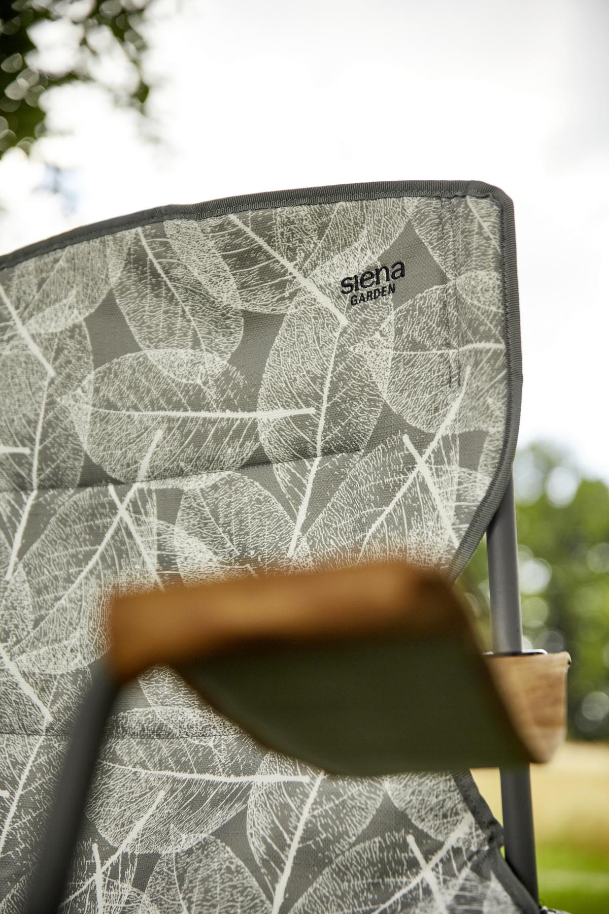 Campingsessel Faltbar M51747 mit Tragetasche - Anthrazit/Grau, KONVENTIONELL, Textil/Metall (90/96/61cm) - Siena Garden