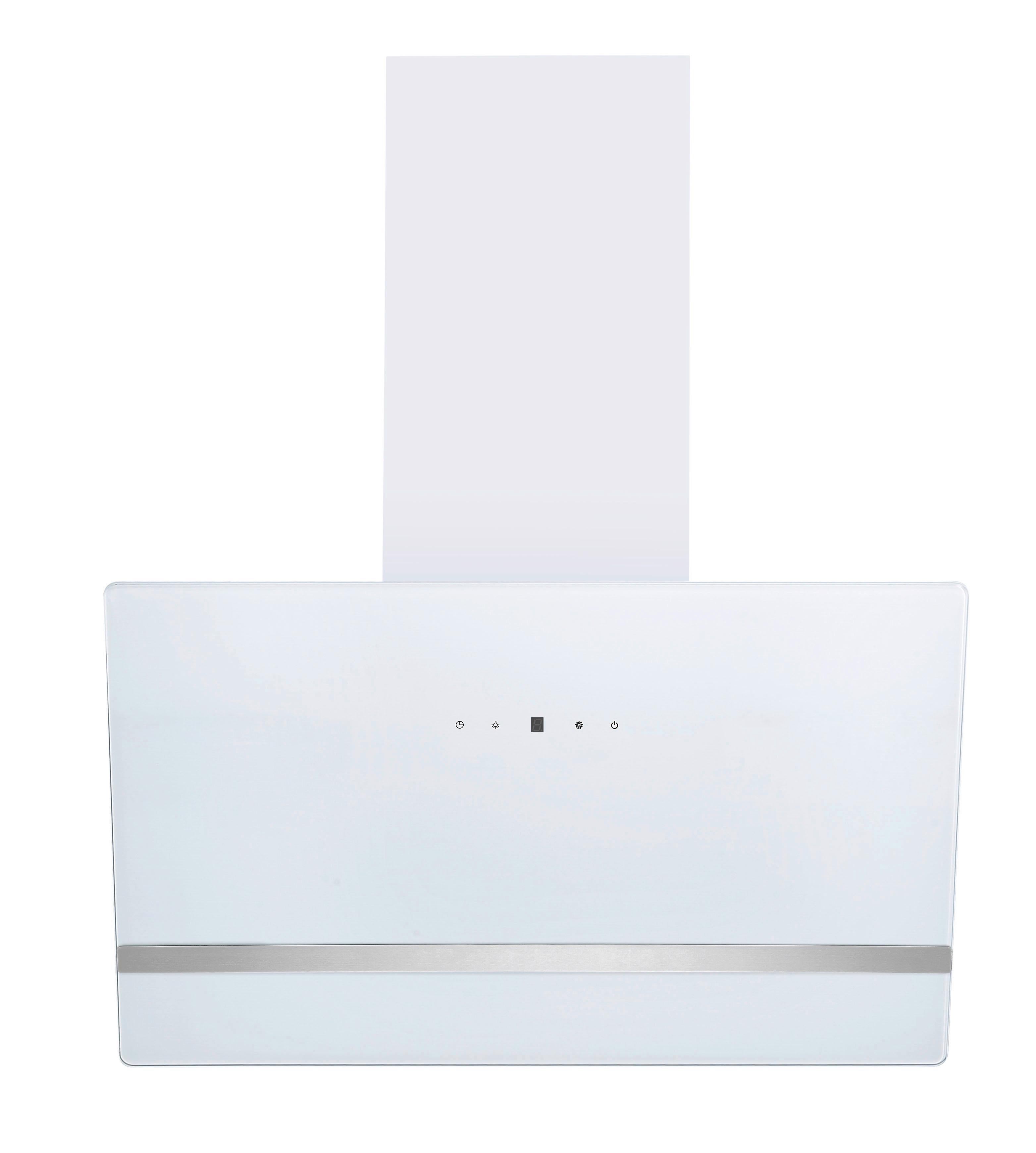 Dunstabzugshaube S21-60AWTH Weiß - Weiß, Basics, Glas/Metall (60/111.60/29.6cm) - PKM