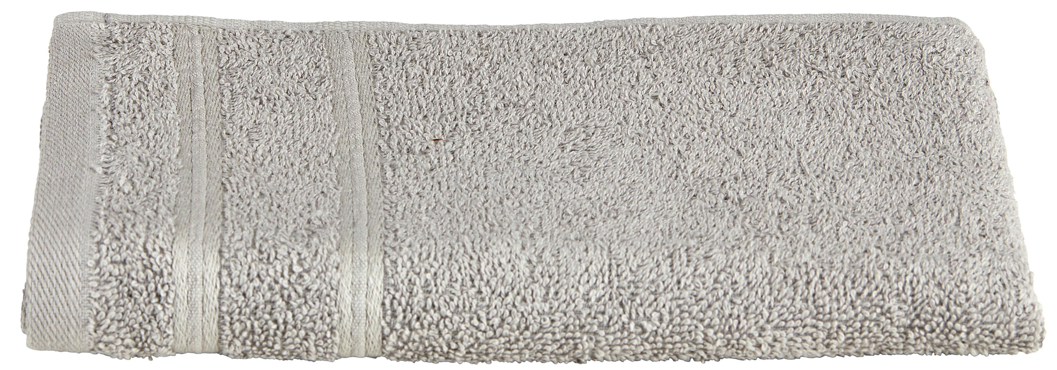 Brisača Melanie - svetlo siva, tekstil (30/50cm) - Modern Living