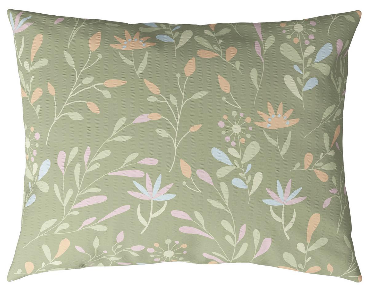 Betttwäsche Marina Grün ca. 140x200cm - Grün, KONVENTIONELL, Textil (140/200cm) - Mömax
