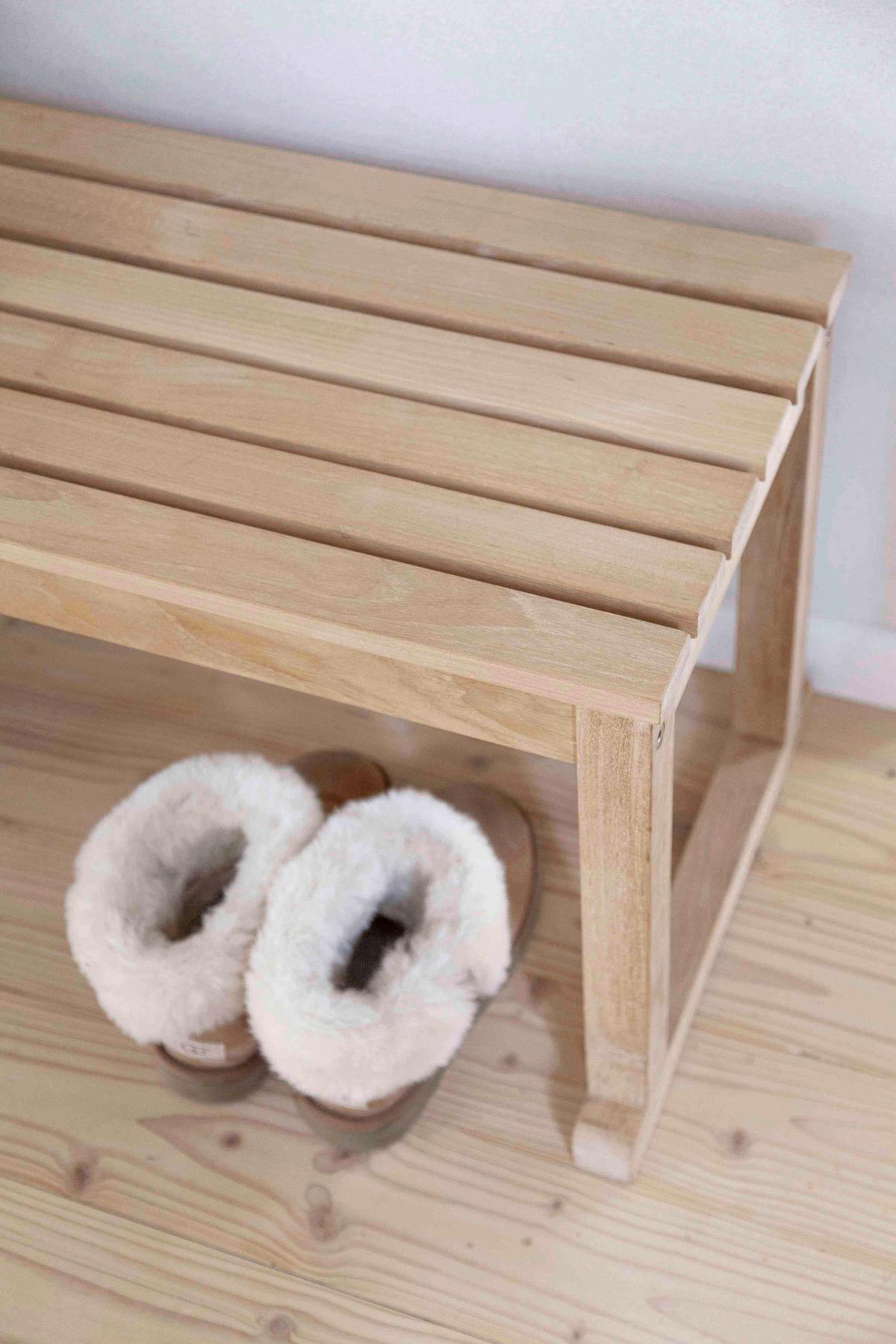 Sitzbank Vega - Teakfarben, Konventionell, Holz (120/43/40cm) - MID.YOU