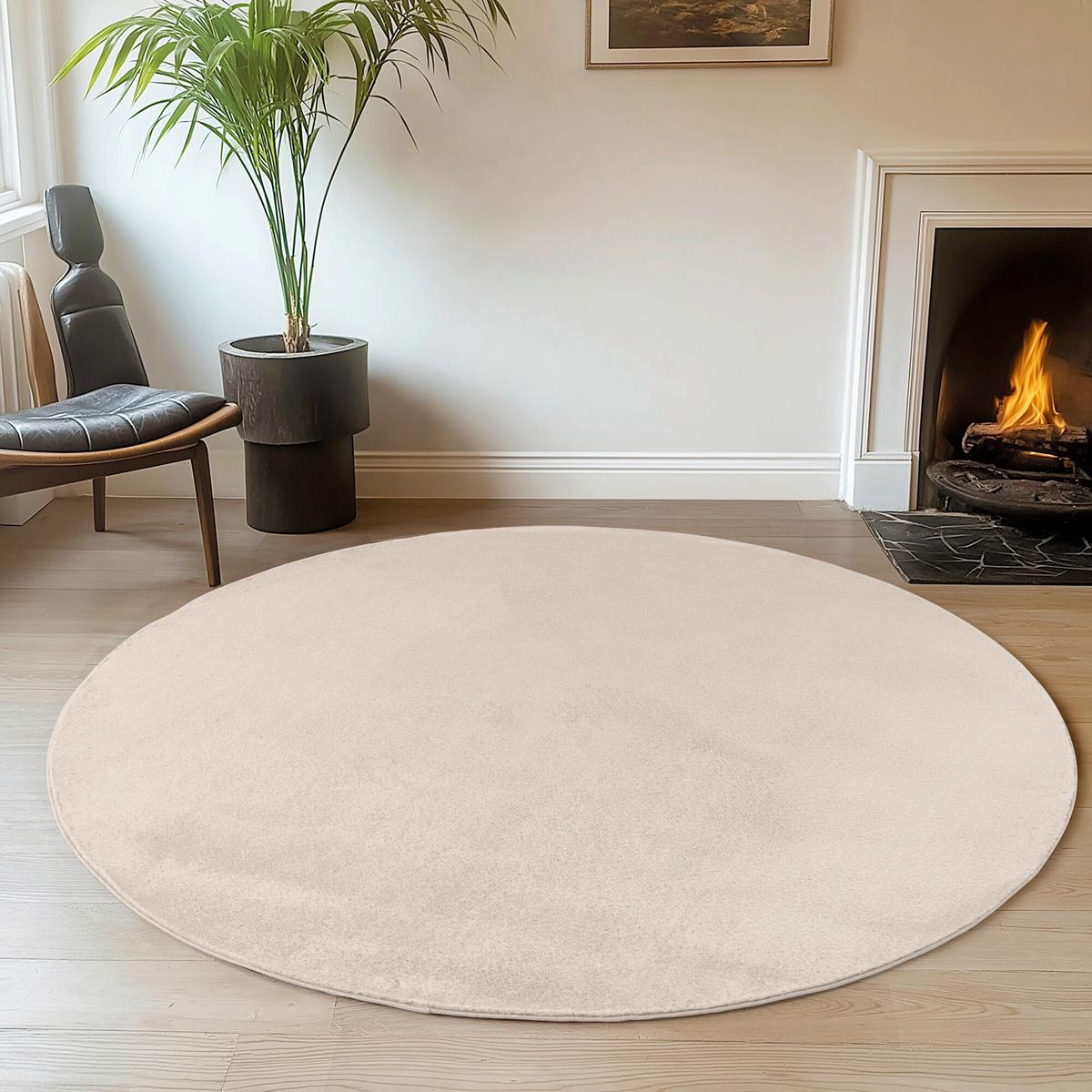 Tkana Preproga Joy, Krem Barva, 80cm - krem barve, Design, tekstil (80cm)